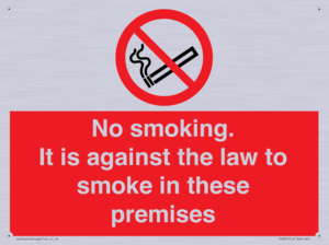 no smoking against the law